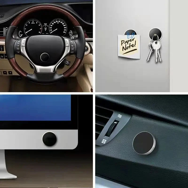 Universal Magnetic Car Phone Mount with Metal Plates