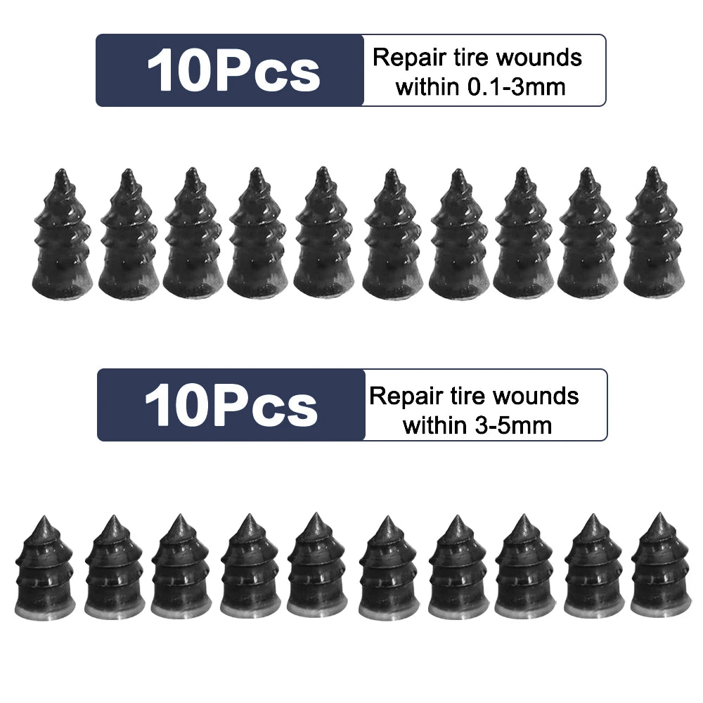Universal Tire Repair Kit Plugs 10- Piece pack