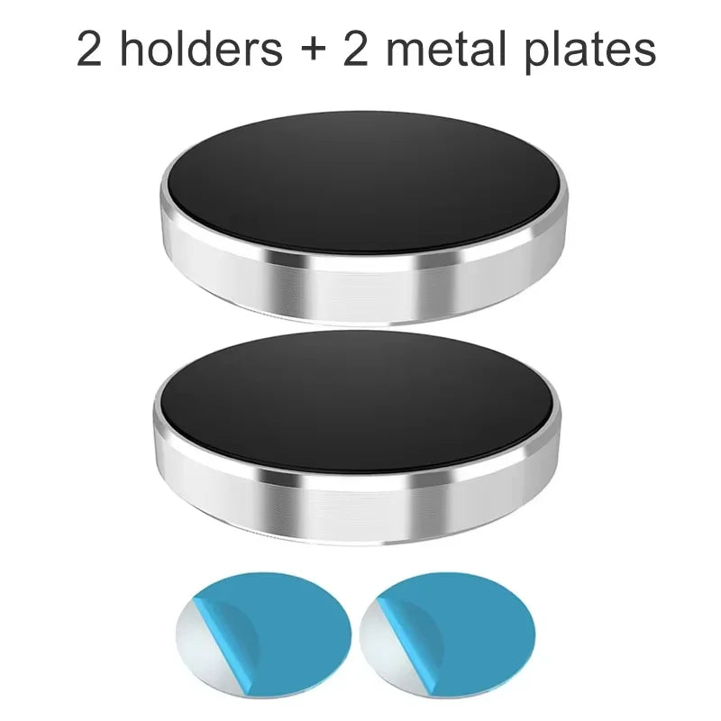 Universal Magnetic Car Phone Mount with Metal Plates