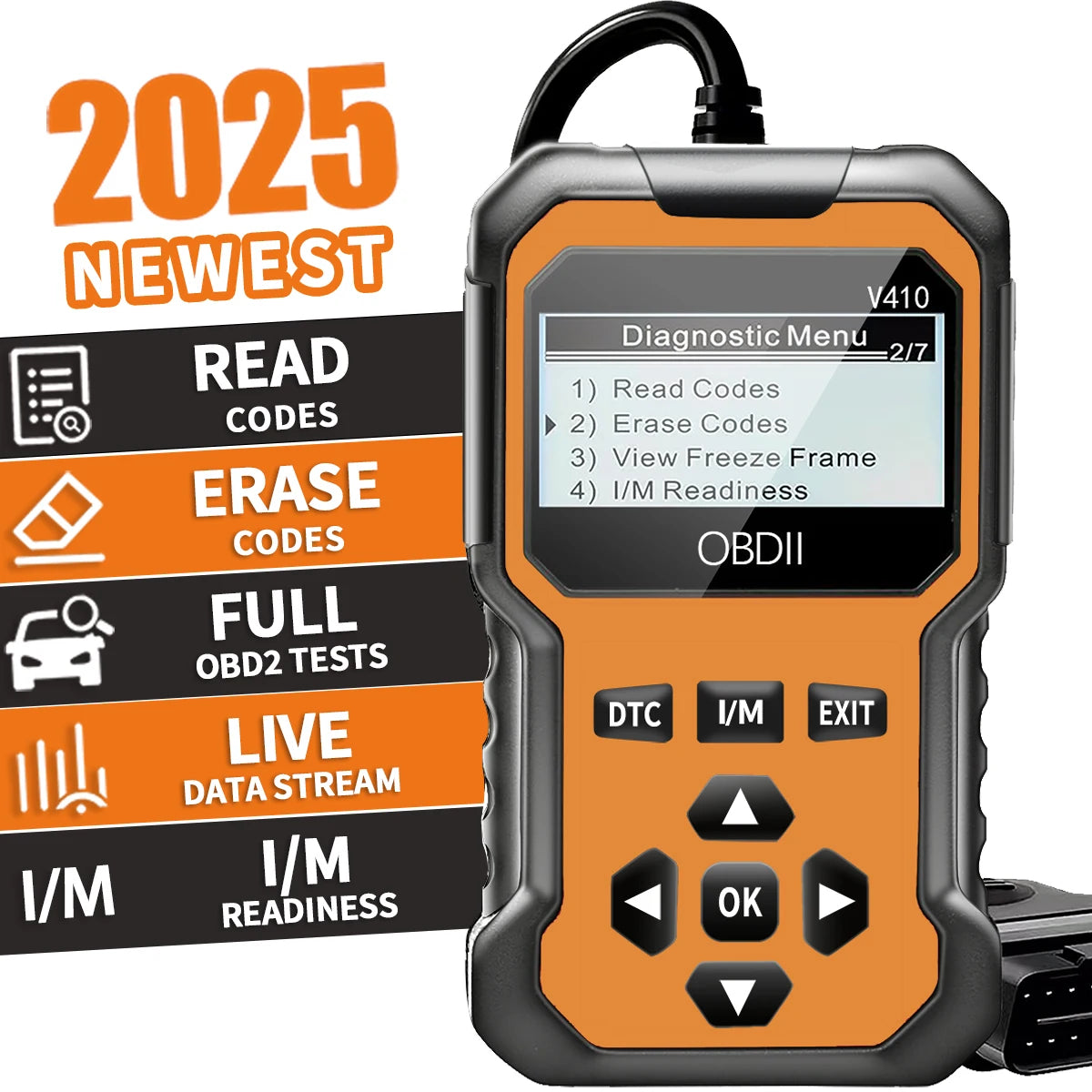 Universal OBD2 Car Diagnostic Scanner & Engine Code Reader