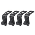 Universal carbon fiber car headrest hooks