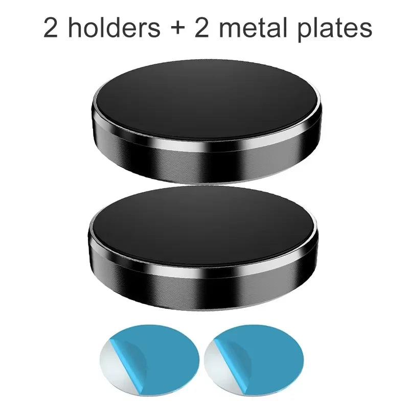 Universal Magnetic Car Phone Mount with Metal Plates