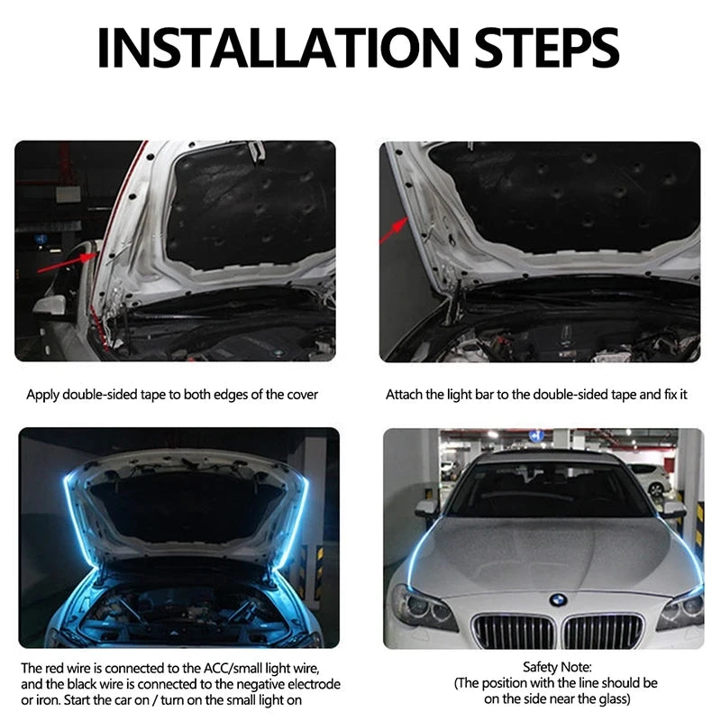 LED Daytime Running Light Strip for Cars