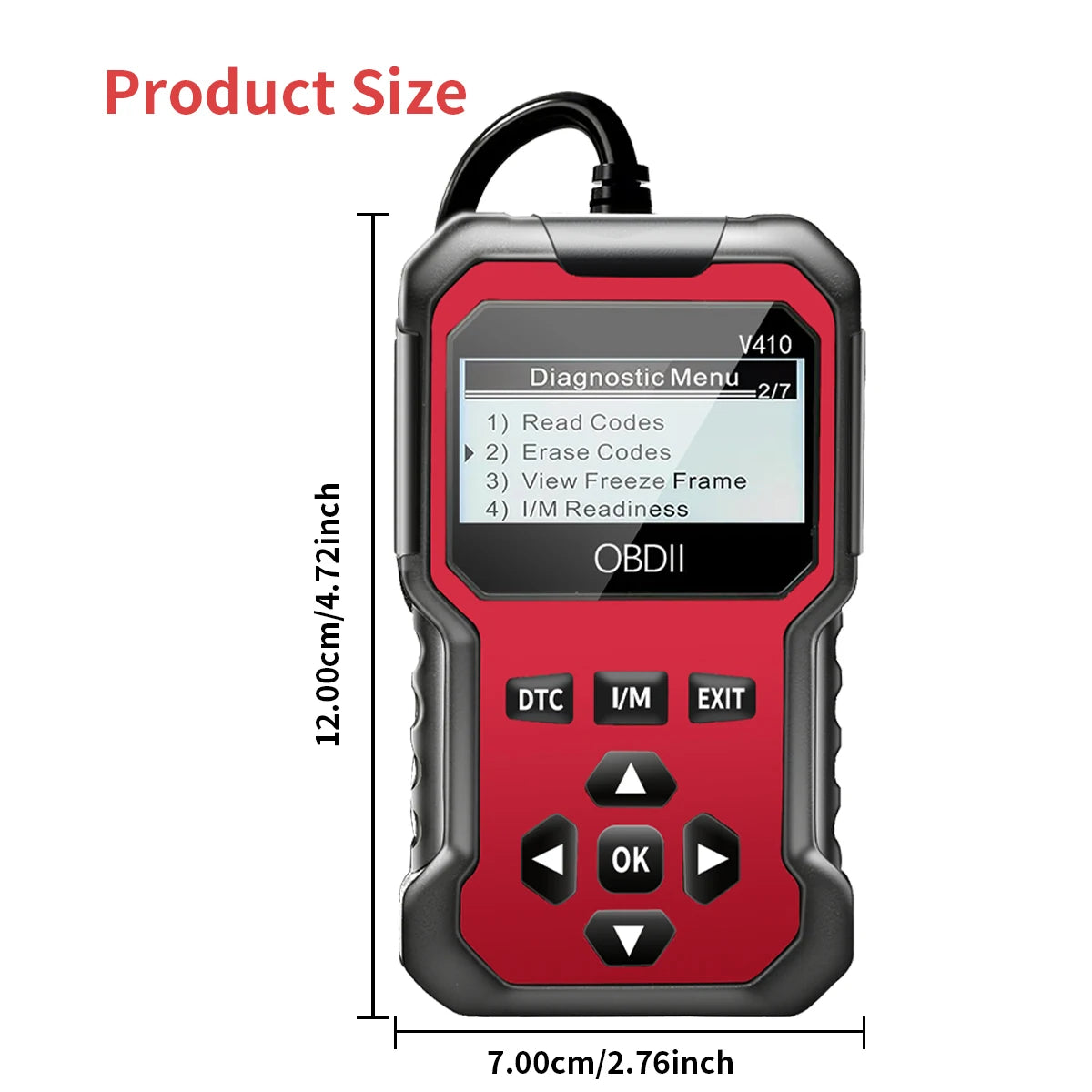 Universal OBD2 Car Diagnostic Scanner & Engine Code Reader