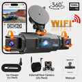 4 Channel Wi-Fi Dash Cam