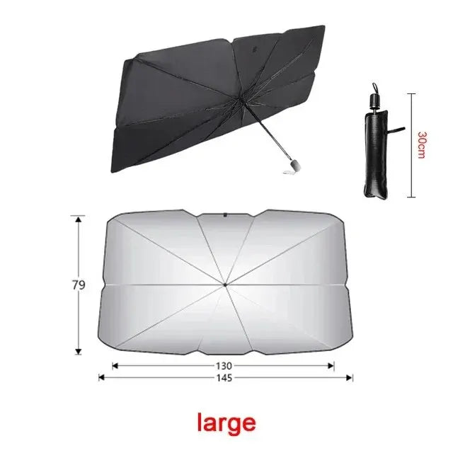 Foldable Umbrella Windshield Sunshade