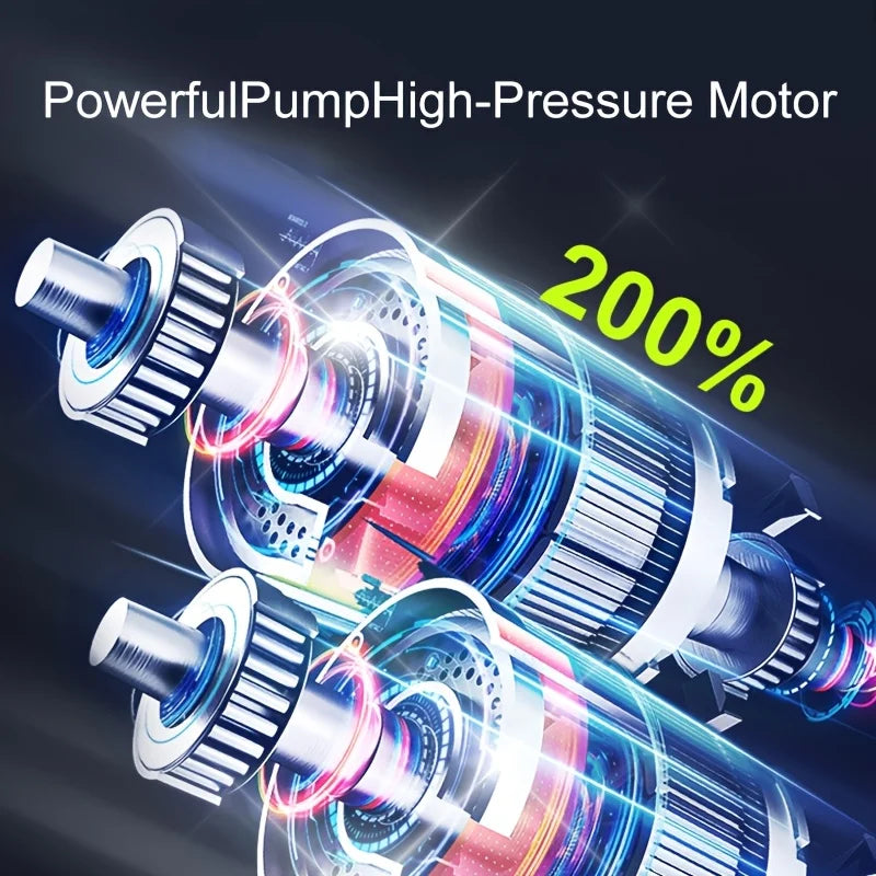 Portable Digital Tire Inflator - Fast Air Compressor for Cars, Bikes & More
