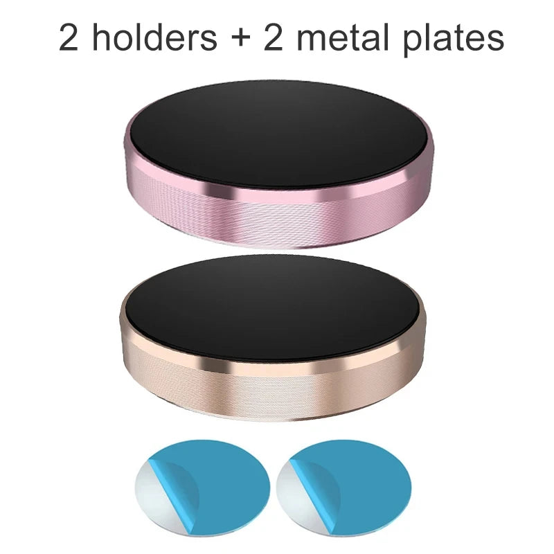 Universal Magnetic Car Phone Mount with Metal Plates