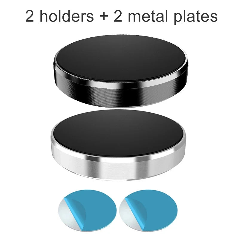 Universal Magnetic Car Phone Mount with Metal Plates