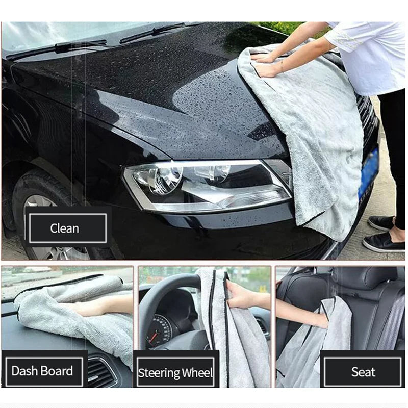 Premium Ultra- Soft Microfiber Car Drying & Detailing Towel
