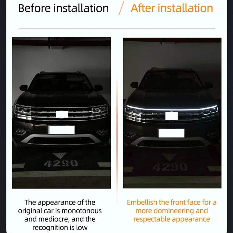 LED Daytime Running Light Strip for Cars